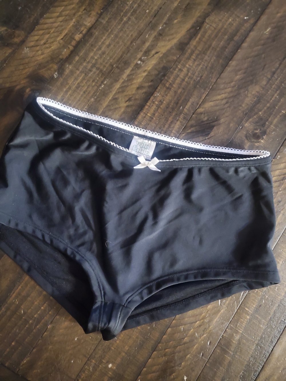 wild fable Black Bikini Bottoms with White Trim